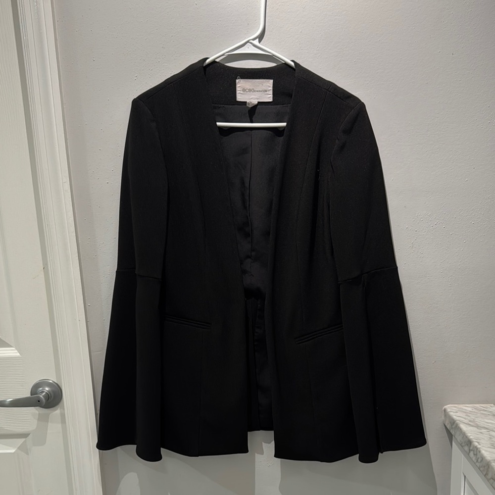 BCBGeneration Black Blazer Sleek Suit Jacket